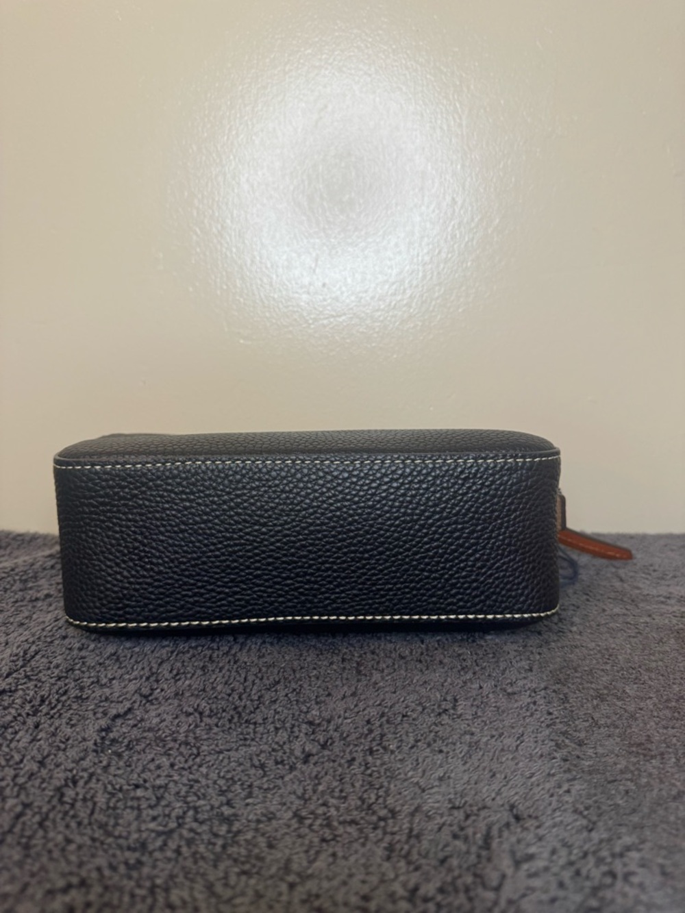 Dooney & Bourke Black Pebble Grain Camera Zip Crossbody - Picture 5 of 9